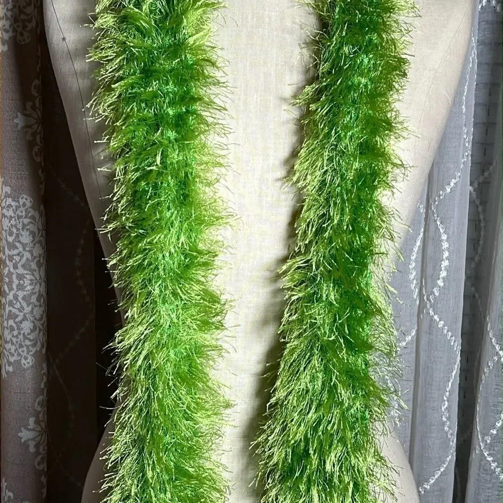 EUC Hand Knit Eyelash Yarn Scarf